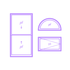 Buildings Windows Stencil Svg Design File, Free Vectors File